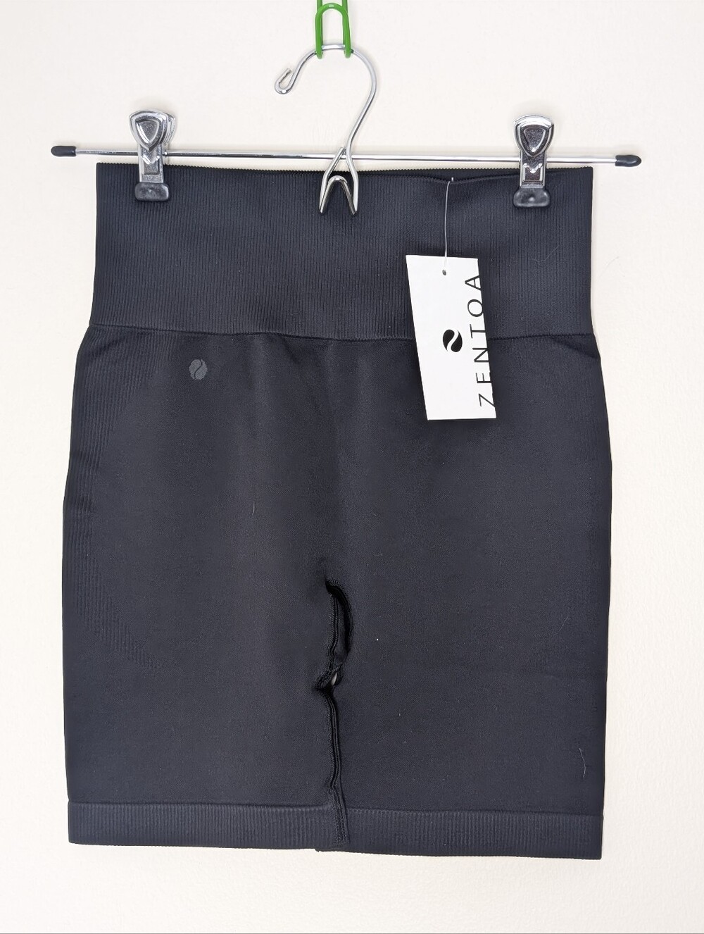 Zentoa High Waist Shaper Short Sweat-Wicking Black NWT Women's Medium RUNS SMALL